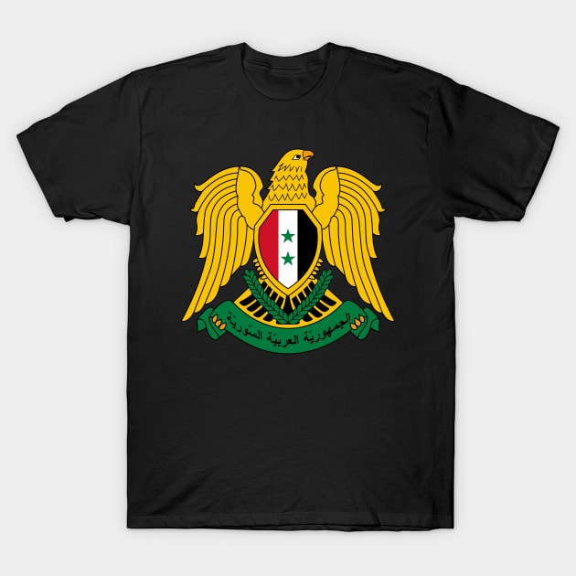 Coat of arms of Syria T-Shirt by Flags of the World